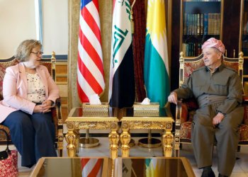 سەرۆك بارزانی پێشوازی ل هاریكارا وەزیرێ دەرڤه‌ یێ ئەمریكا كر