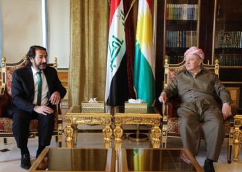 سەرۆک بارزانی پێشوازی ل هاشم هاشمی كر