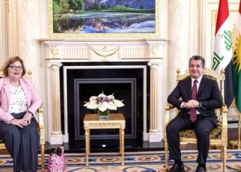 مەسرور بارزانی پێشوازی ل هاریكارا وەزیرێ دەرڤه‌ یێ ئەمریكا كر