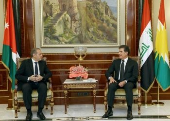 سه‌رۆكێ هه‌رێما كوردستانێ پێشوازى ل وه‌زیرێ ساخله‌مییا ئوردنێ كر