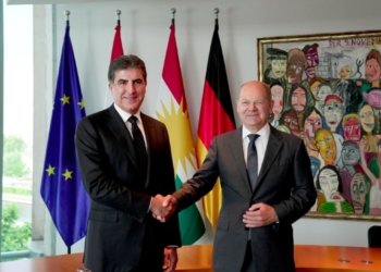 نێچیرڤان بارزانى دگه‌ل شیره‌تكارێ ئه‌لمانیا كۆمبوو