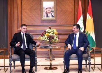 مه‌سرور بارزانى پێشوازى ل بالیۆزێ ئازه‌ربایجان ل عیراقێ كر