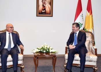 مه‌سرور بارزانى پێشوازى ل وه‌زیرێ ساخله‌مییا عیراقێ كر