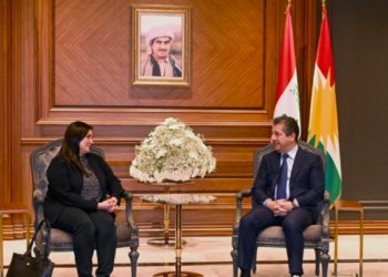 مه‌سرور بارزانى پێشوازى ل شانده‌كێ ئه‌مریكى كر