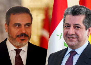 سەرۆکێ حکومەتا هەرێما کوردستانێ پیرۆزباهی ل وەزیرێ دەرڤه‌یێ تورکیا كر