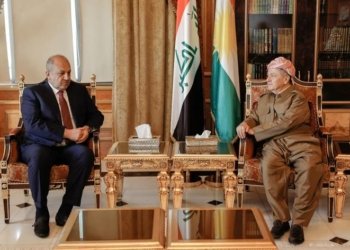 سەرۆک بارزانی ل گەل وەزیرێ بەرگرییا عێراقێ کۆمبوو