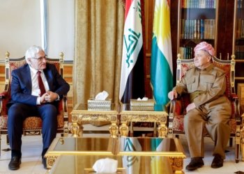 سه‌رۆك بارزانى پێشوازى ل شانده‌كێ بلندێ حزبا شیوعییا عیراقێ كر