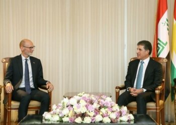 سه‌رۆكێ هه‌رێما كوردستانێ پێشوازى ل‌ باليۆزێ نوو یێ بريتانيا كر