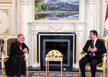 مەسرور بارزانی پێشوازى ل‌ پاتریارک كاردينال لویس ساكۆی كر