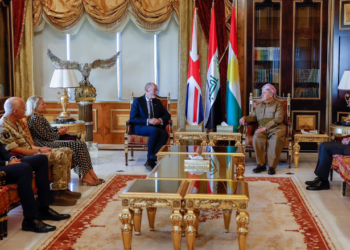 سەرۆك بارزانی پێشوازی ل بالیۆزێ نوو یێ بریتانیا ل عێراقێ كر