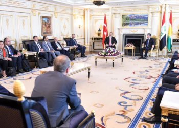 سه‌رۆكێ حكومه‌تا هه‌رێما كوردستانێ پێشوازى ل وه‌زیرێن ده‌رڤه‌ و وزێ و ژێده‌رێن سروشتى یێن توركیا كر