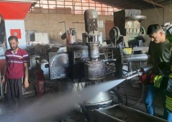 ئاگر به‌ربوو كارگه‌هه‌كا پلاستيكى