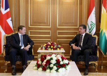 سەرۆكێ هەرێمێ دگەل وەزیرێ بریتانیا بۆ كاروبارێن ئاسایشێ كۆمبوو