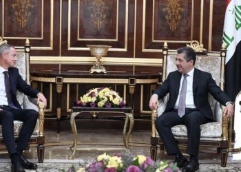 مه‌سرور بارزانى پێشوازى ل رێكخه‌رێ بالیۆزخانه‌یا فره‌نسا ل عیراقێ كر