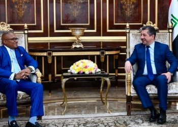 سه‌رۆكێ حكومه‌تا هه‌رێما كوردستانێ پێشوازى ل كونسۆلێ گشتییێ ئه‌مریكا كر