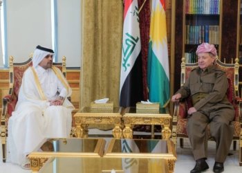 سەرۆك بارزانی پێشوازی ل كونسۆلێ گشتییێ قەتەر ل هەولێرێ كر