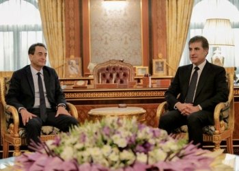 نێچيرڤان بارزانى و باليۆزێ فره‌نسا ڕەوشا پرۆسەیا سیاسییا عیراقێ گۆتۆبێژكر