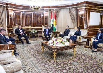 مه‌سرور بارزانى پێشوازى ل بالیۆزێ رۆمانیا ل عیراقێ كر