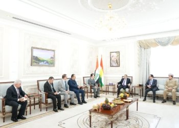 به‌رپرسێ مه‌كته‌با ڕێكخستنا پارتى ل پارێزگه‌ها دهۆكێ پێشوازى ل لژنه‌یا بلندا هه‌لبژارتنێن پارتى كر