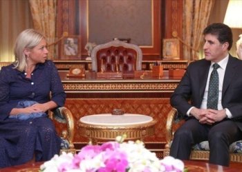 سه‌رۆك نێچیرڤان بارزانى پێشوازى ل پلاسخارتێ كر