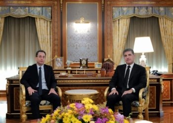 نێچيرڤان بارزانى پیشوازی ل باليۆزى فره‌نسا ل عیراقێ كر