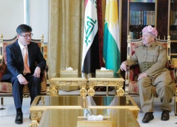 سەرۆک بارزانی پێشوازی ل کونسولێ گشتییێ نوو یێ کۆریا باشوور ل هەولێرێ کر