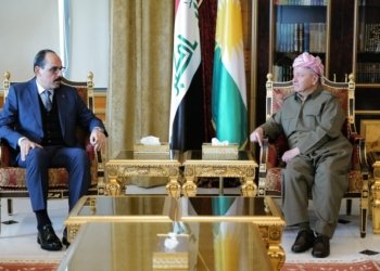 سەرۆک بارزانی پێشوازی ل بەرپرسێ دەزگه‌هێ نەتەوەیی یێ هەوالگێرییا تورکیا كر