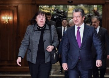 مەسرور بارزانی پێشوازی ل نوونەرا تایبەتا سکرتێرێ گشتییێ نەتەوێن ئێکگرتی كر