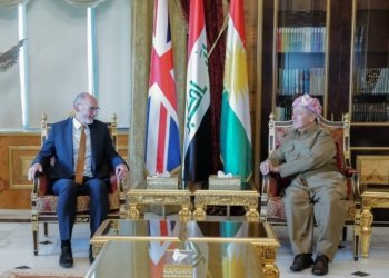 سەرۆك بارزانی پێشوازی ل بالیۆزێ بریتانیا ل عیراقێ كر