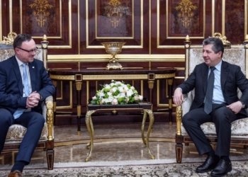 مەسرور بارزانی پێشوازی ل سەرۆکێ تیما ڤەكۆلینێن نیڤدەولەتی د تاوانێن داعش (یونیتاد) کر