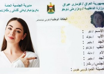 وەزیرێ ناڤخۆ یێ عێراقێ: ئێدی ب تنێ کار دێ ب کارتا نیشتمانی ھێتە کرن