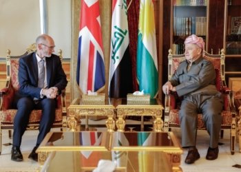 سەرۆك بارزانی پێشوازی ل بالیۆزێ بریتانیا ل عیراقێ كر