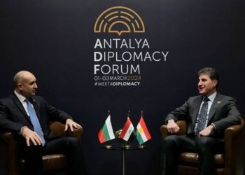 سەرۆكێ هەرێما كوردستانێ و سەرۆككۆمارێ بولگاریا كۆمبوون