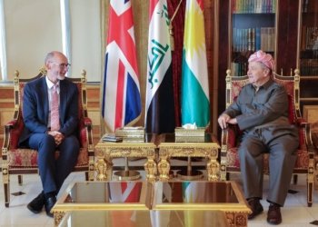 سەرۆك بارزانی پێشوازی ل بالیۆزێ بریتانیا ل عێراقێ كر