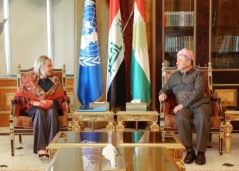 سەرۆك بارزانی پێشوازی ل نوونەرا تایبەتا سكرتێرێ گشتیییێ نەتەوێن ئێكگرتی ل عێراقێ كر