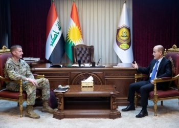 وه‌زیرێ پێشمه‌رگه‌ و فه‌رماندێ هه‌ڤپه‌یمانان ل ئیراقێ و سووریا كۆم بوون