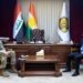 وهزیرێ پێشمهرگه و فهرماندێ ههڤپهیمانان ل ئیراقێ و سووریا كۆم بوون