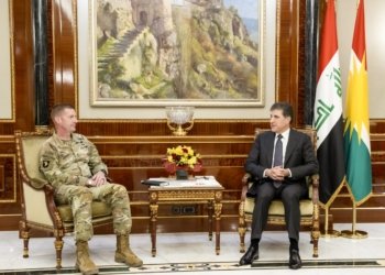 نێچیرڤان بارزانی و فه‌رمانده‌یێ هەڤپه‌یمانان پڕۆسه‌یا چاکسازییا پێشمەرگەی گوتۆبێژكر