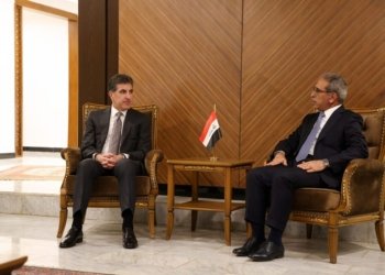 نێچيرڤان بارزانى ل گه‌ل سه‌رۆكێ جڤاتا بلندا دادوه‌ری ل عێراقێ كۆمبوو