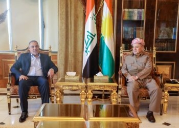 سه‌رۆك بارزانى پێشوازى ل پارێزگارێ پێشتر یێ موسه‌ننا كر