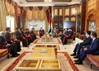 سەرۆك بارزانی پێشوازی ل قەداسەتا پاتریاكێ كەنیسەیا ڕۆژهەلاتا ئاشووری ل جیهان و مەتران یا (كۆمەلەیا پیرۆز) كر