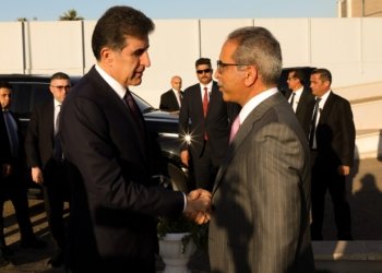 نێچيرڤان بارزانى و سه‌رۆكێ جڤاتا بلندا دادوەرییا عیراقێ كۆمبوو