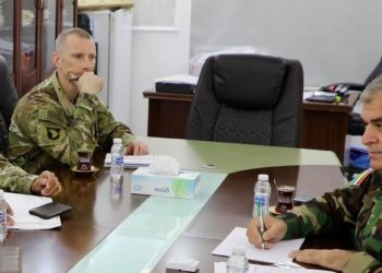 وەزارەتا پێشمەرگه‌یی و نڤێسینگه‌ها هاریکارییا ئاسایشێ ل کونسولخانا گشتییا ئەمریکا پێنگاڤێن یەکخستنا پێشمەرگەیی به‌حسكرن