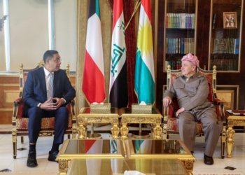 سه‌رۆك بارزانى پێشوازى ل بالیۆزێ كوێتێ ل عیراقێ كر