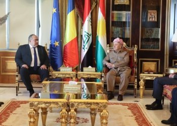 سەرۆك بارزانی پێشوازی ل بالیۆزێ ڕۆمانیا ل عیراقێ كر