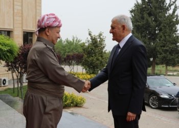 سەرۆك بارزانی پێشوازی ل سەرۆککۆمارێ عیراقێ كر