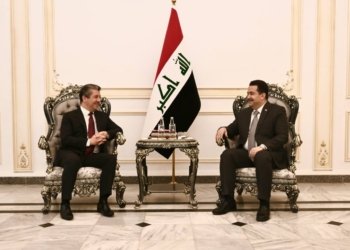 مەسرور بارزانی و سوودانی چارەسەركرنا ئاریشەیان دناڤبەرا هەرێما كوردستانێ حكومەتا عیراقێ گوتۆبێژكر