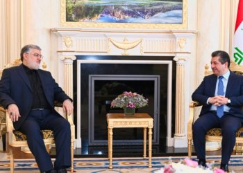 مەسرور بارزانی پێشوازی ل شاندەكێ كۆمارا ئیسلامییا ئیرانێ كر