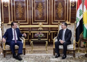 مه‌سرور بارزانى پێشوازى ل كونسۆلێ گشتییێ نوو یێ توركیا كر