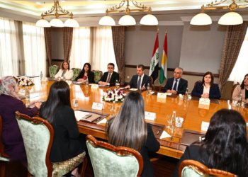 مەسرور بارزانی ل گەل ئێكەتییا ئافرەتێن کوردستانێ كۆمبوو